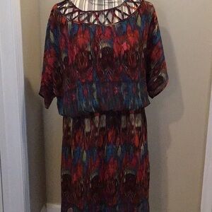 Ronni Nicole Printed Dress Size 14